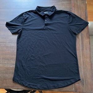 Cuts Black Polo - Size Large